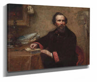 Portrait Of Genio C Scott by Eastman Johnson