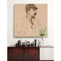 Portrait Of Genis Muntaner by Santiago Rusinol