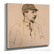 Portrait Of Genis Muntaner by Santiago Rusinol