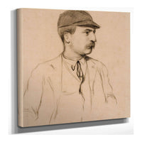 Portrait Of Genis Muntaner by Santiago Rusinol