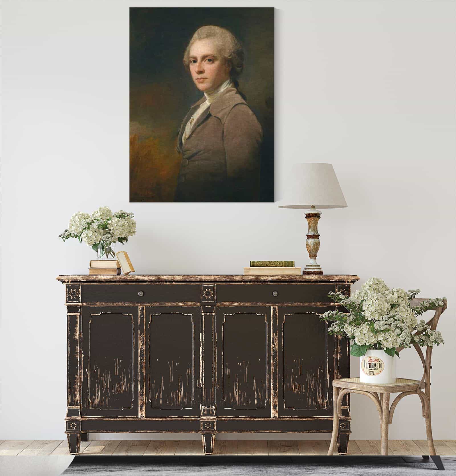 Portrait Of George Cowper by George Romney