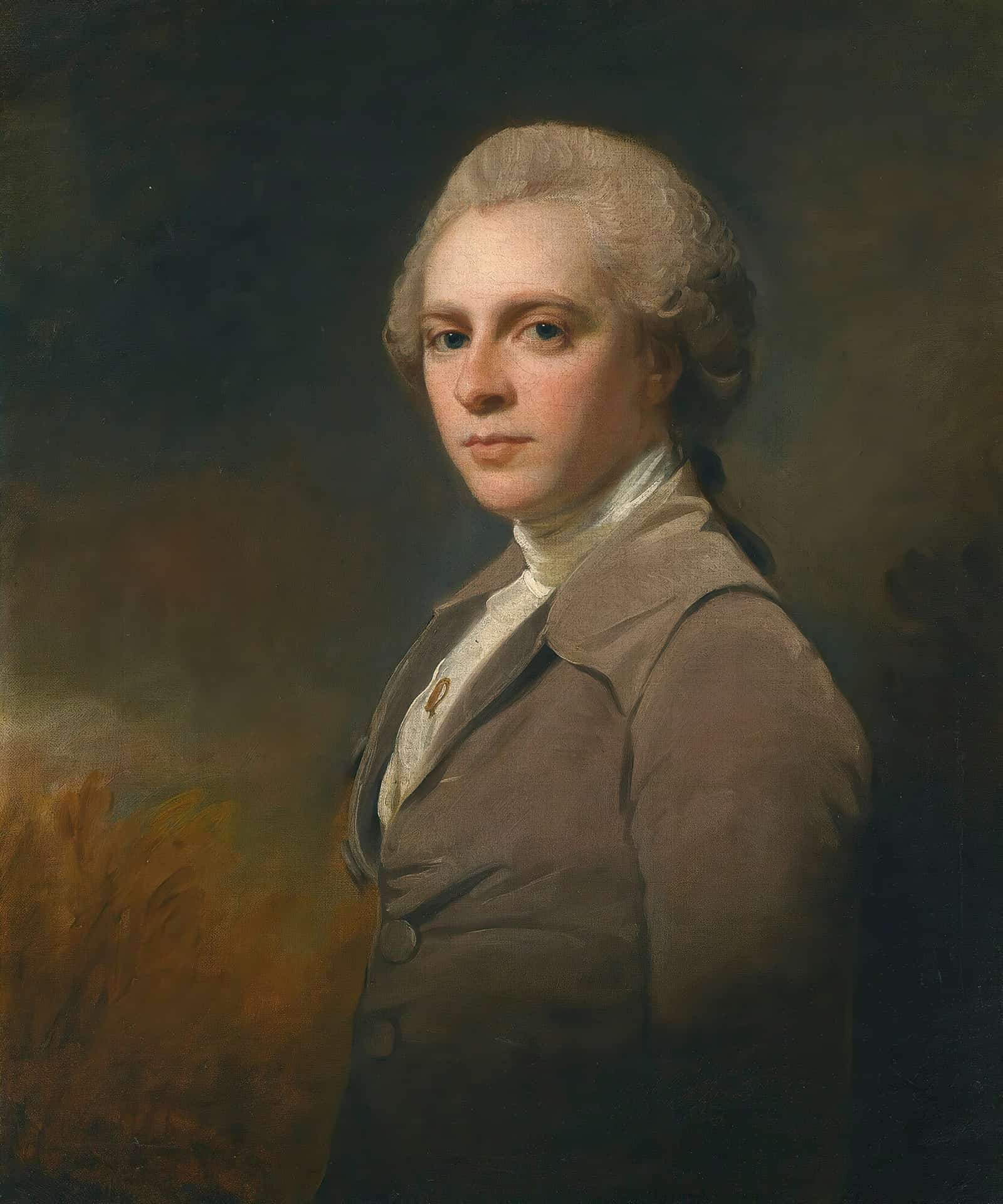 Portrait Of George Cowper by George Romney