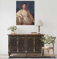 Portrait Of Girl With A Crown From Until by Guido Reni