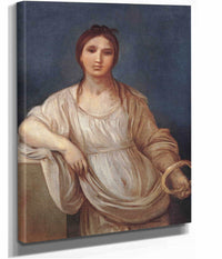 Portrait Of Girl With A Crown From Until by Guido Reni