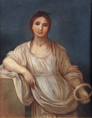 Portrait Of Girl With A Crown From Until by Guido Reni