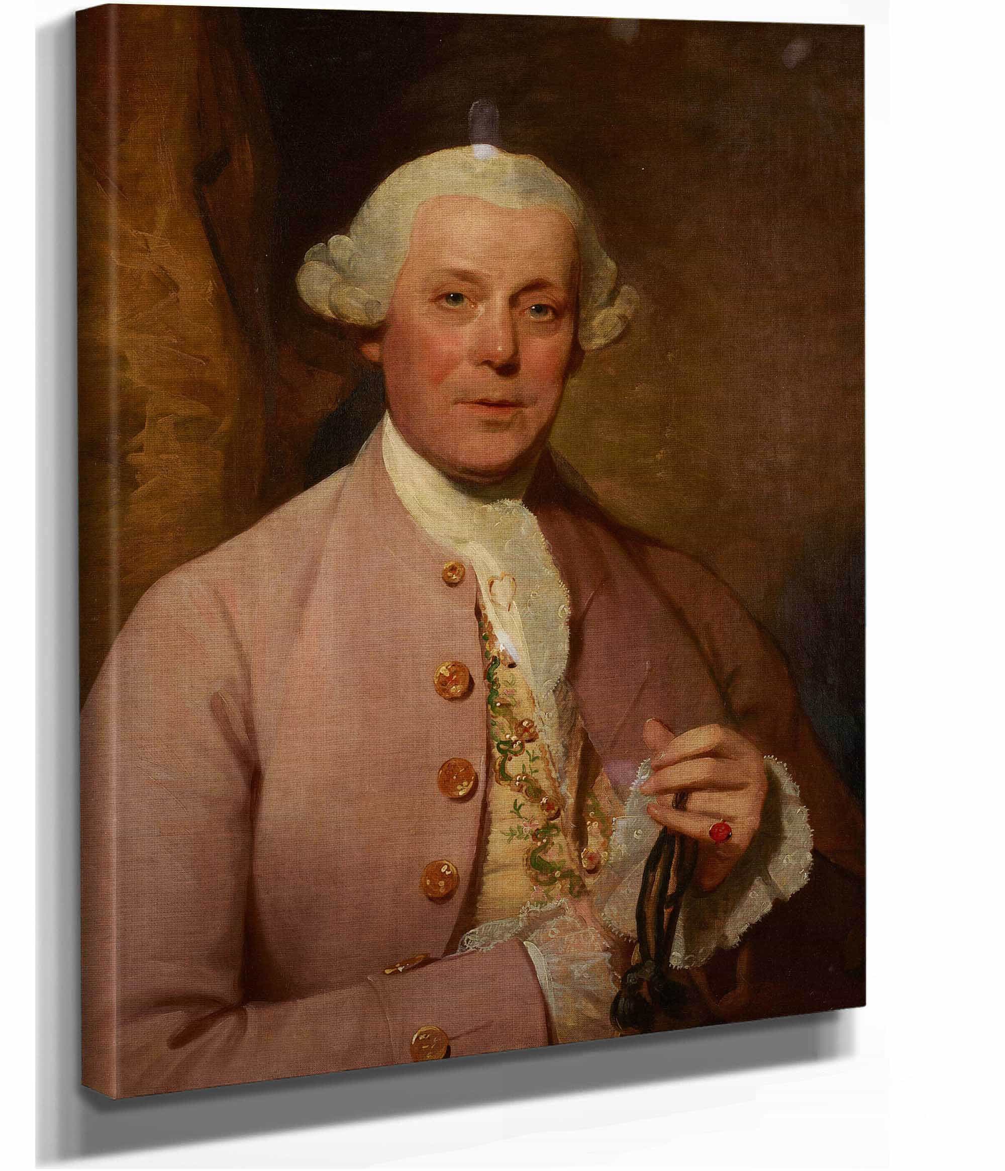 Portrait Of Henry Lambert by Gilbert Stuart