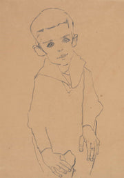 Portrait Of Herbert Rainer by Egon Schiele