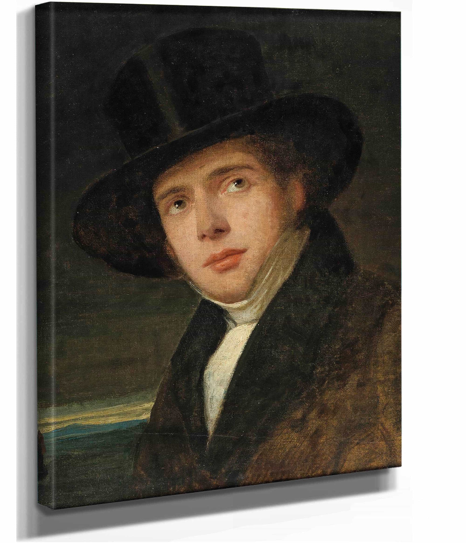 Portrait Of His Brother Andreas by Friedrich Von Amerling
