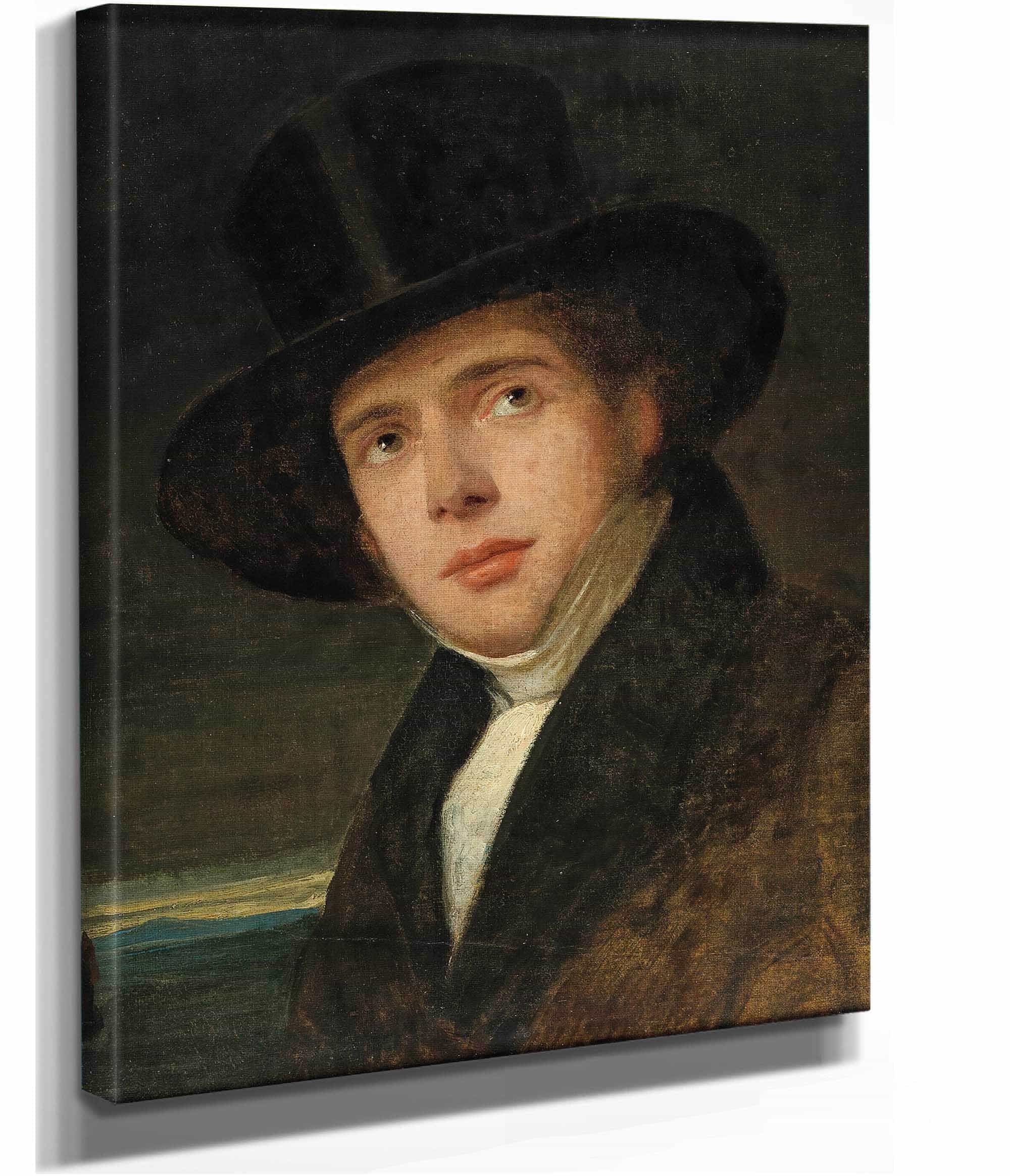 Portrait Of His Brother Andreas by Friedrich Von Amerling