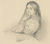 Portrait Of His Mother by Henri Lehmann