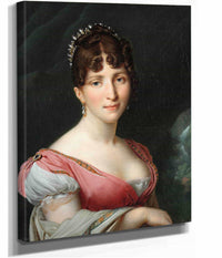 Portrait Of Hortense De Beauharnais Queen Of Holland C by Anne Louis Girodet Trioson
