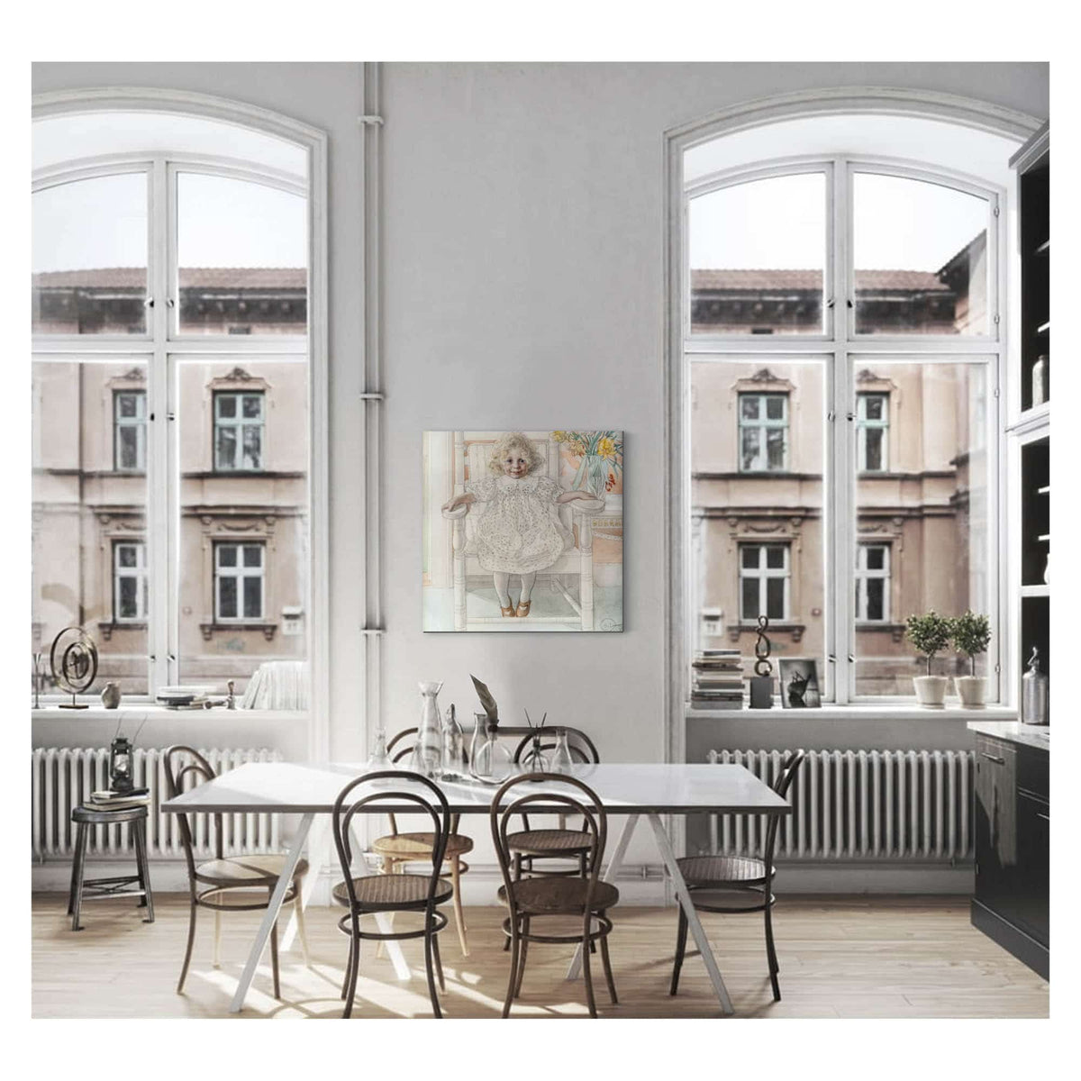 Portrait Of Inga Maria Thiel by Carl Larsson