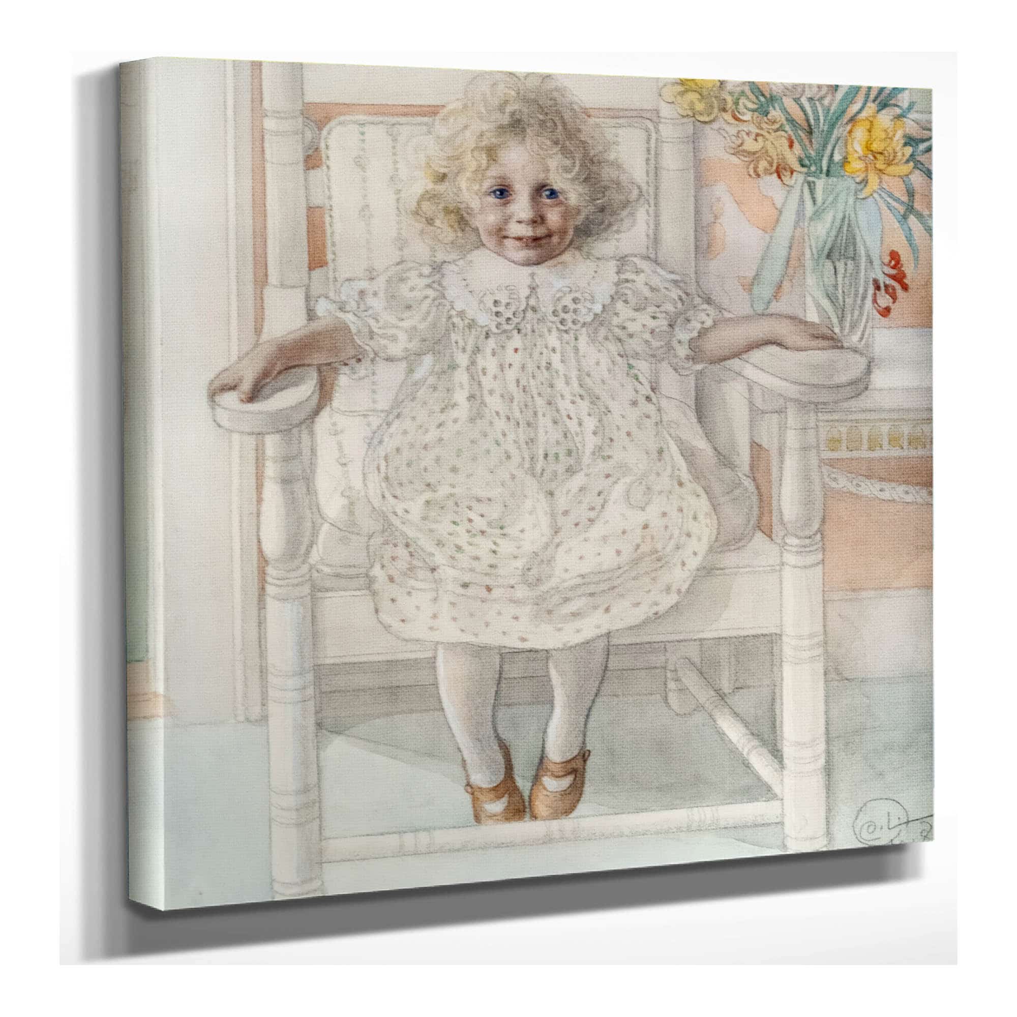 Portrait Of Inga Maria Thiel by Carl Larsson