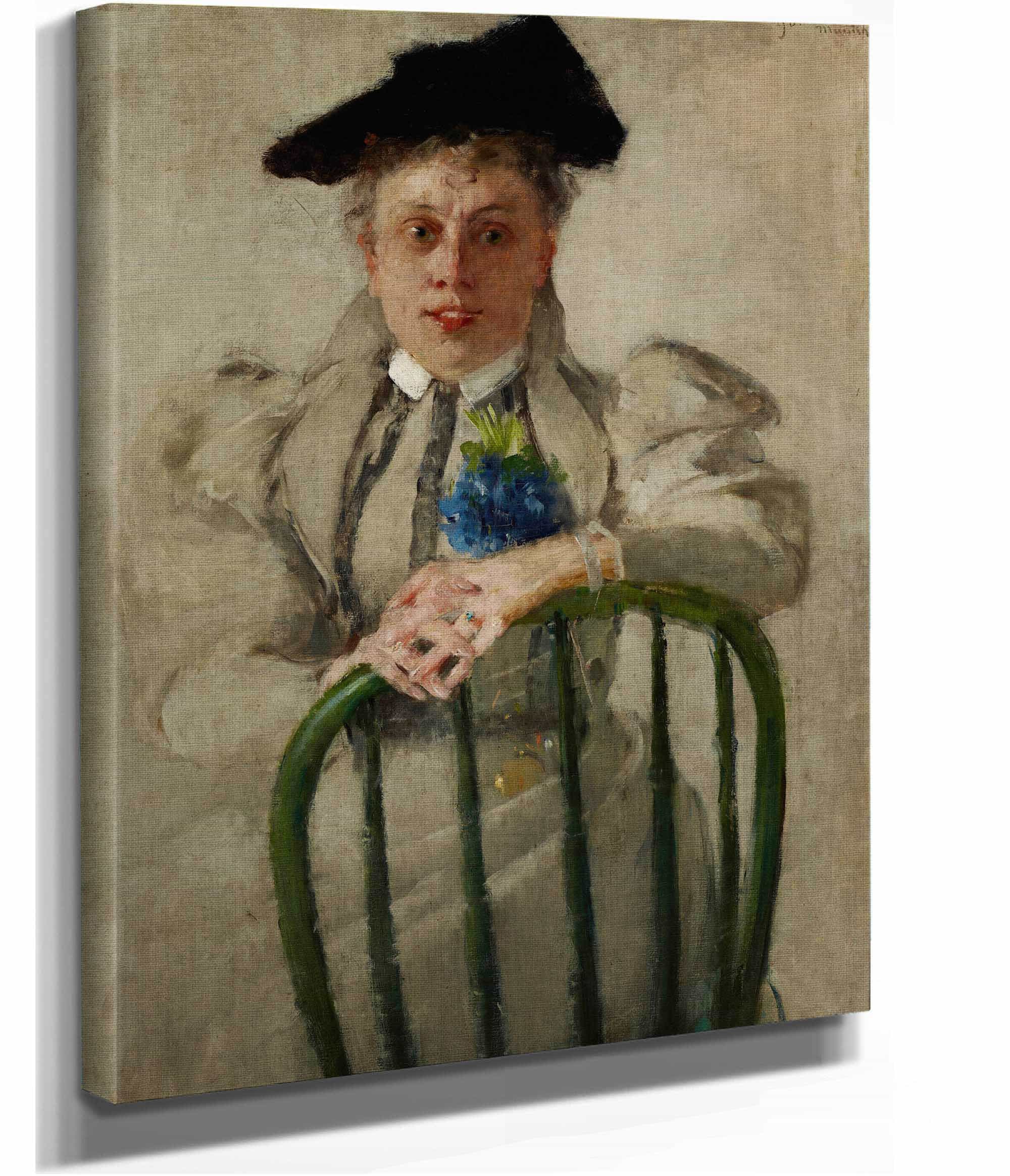 Portrait Of Irena Zbigniewicz Nee Serda by Olga Boznanska