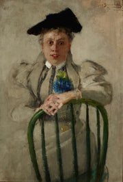 Portrait Of Irena Zbigniewicz Nee Serda by Olga Boznanska