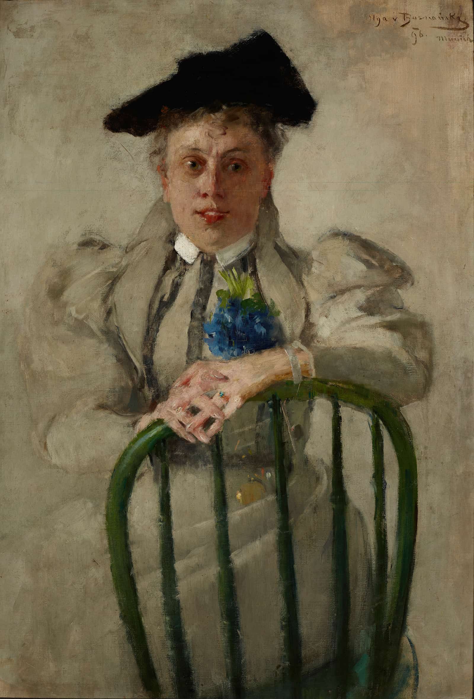 Portrait Of Irena Zbigniewicz Nee Serda by Olga Boznanska
