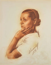Portrait Of Irene Andreeva by Alexander Evgenievich Yakovlev
