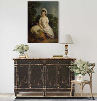 Portrait Of Isabelle Bell Franks by Thomas Gainsborough