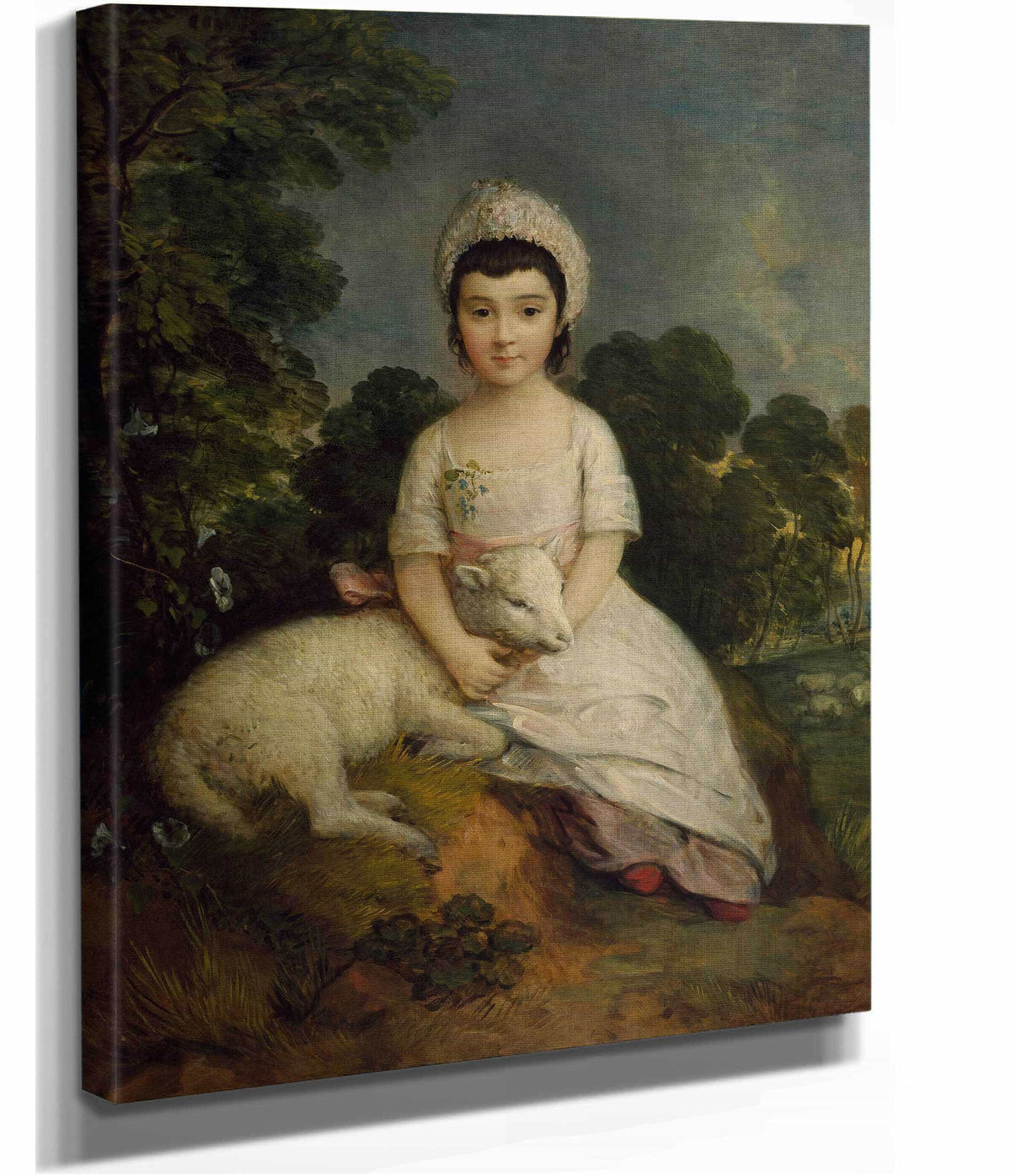 Portrait Of Isabelle Bell Franks by Thomas Gainsborough