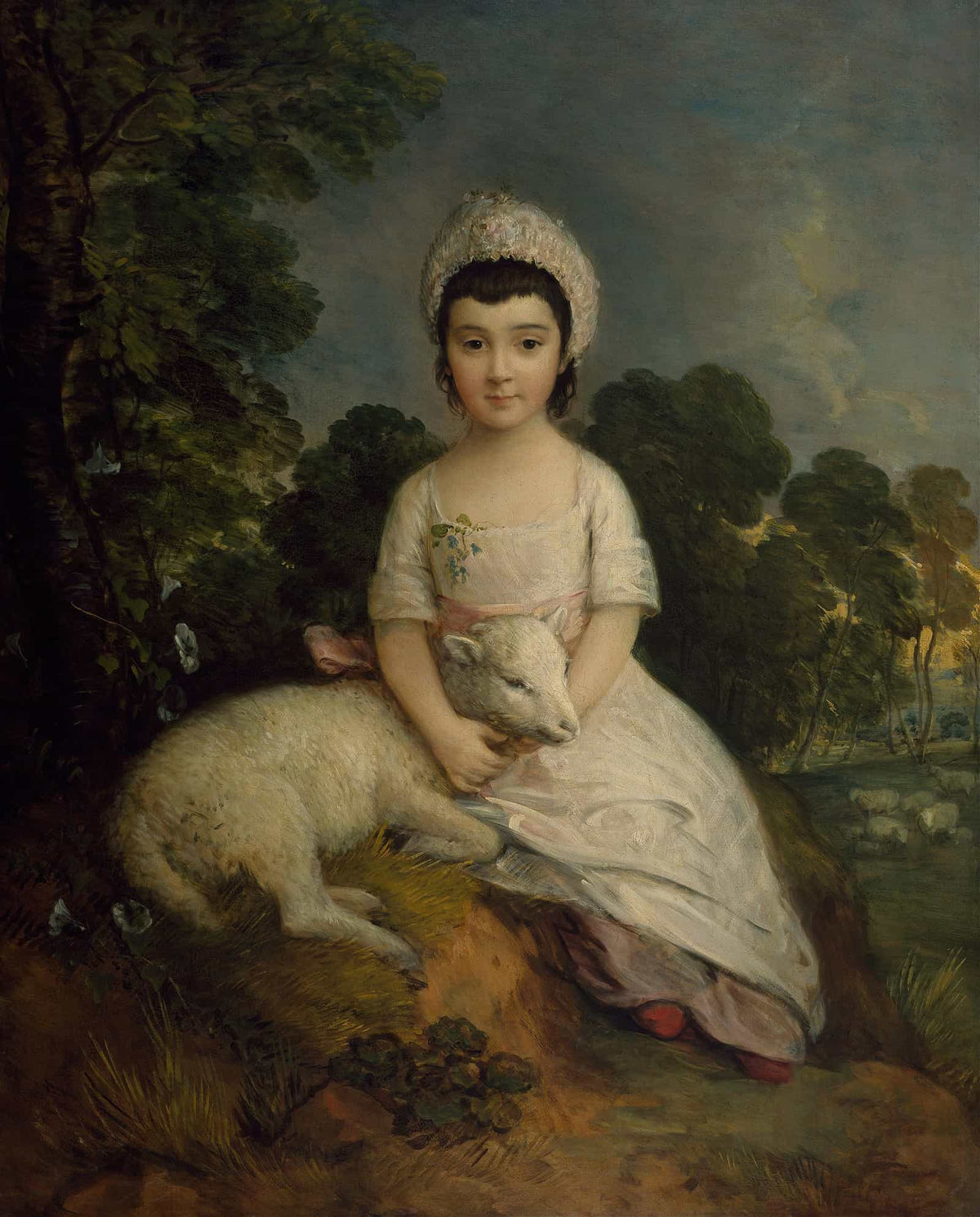 Portrait Of Isabelle Bell Franks by Thomas Gainsborough