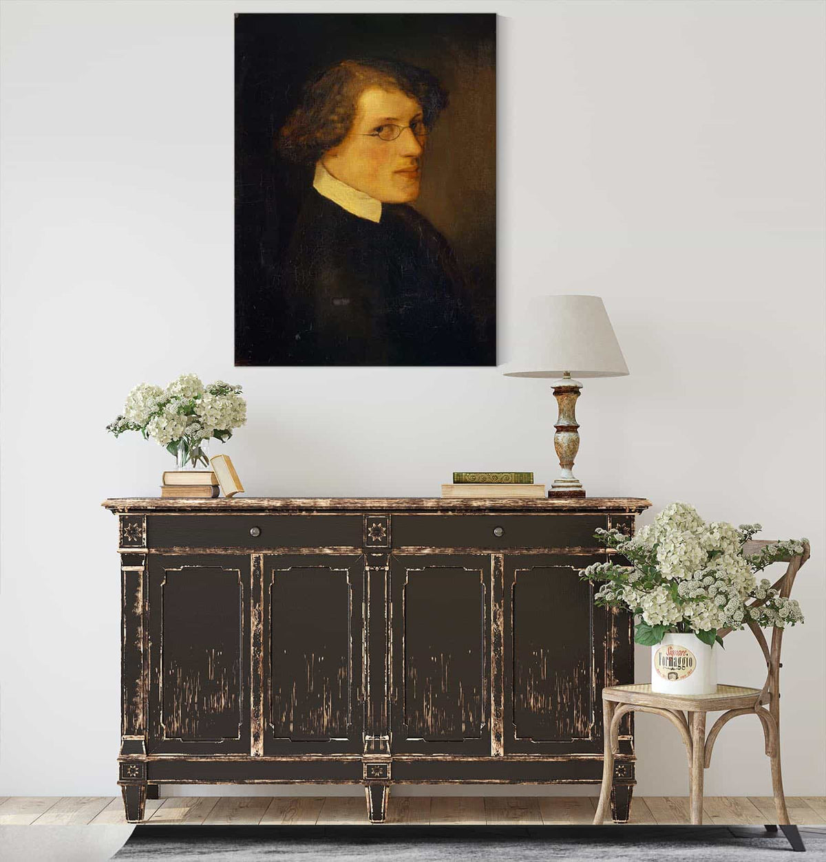 Portrait Of Jakob Mahly by Arnold Bocklin