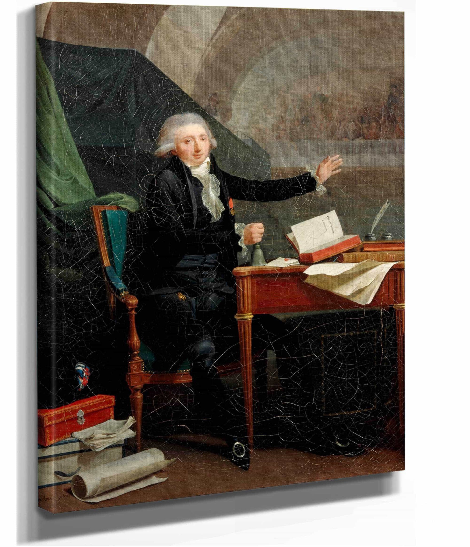 Portrait Of Jan Anthony Daverhoult by Louis Leopold Boilly