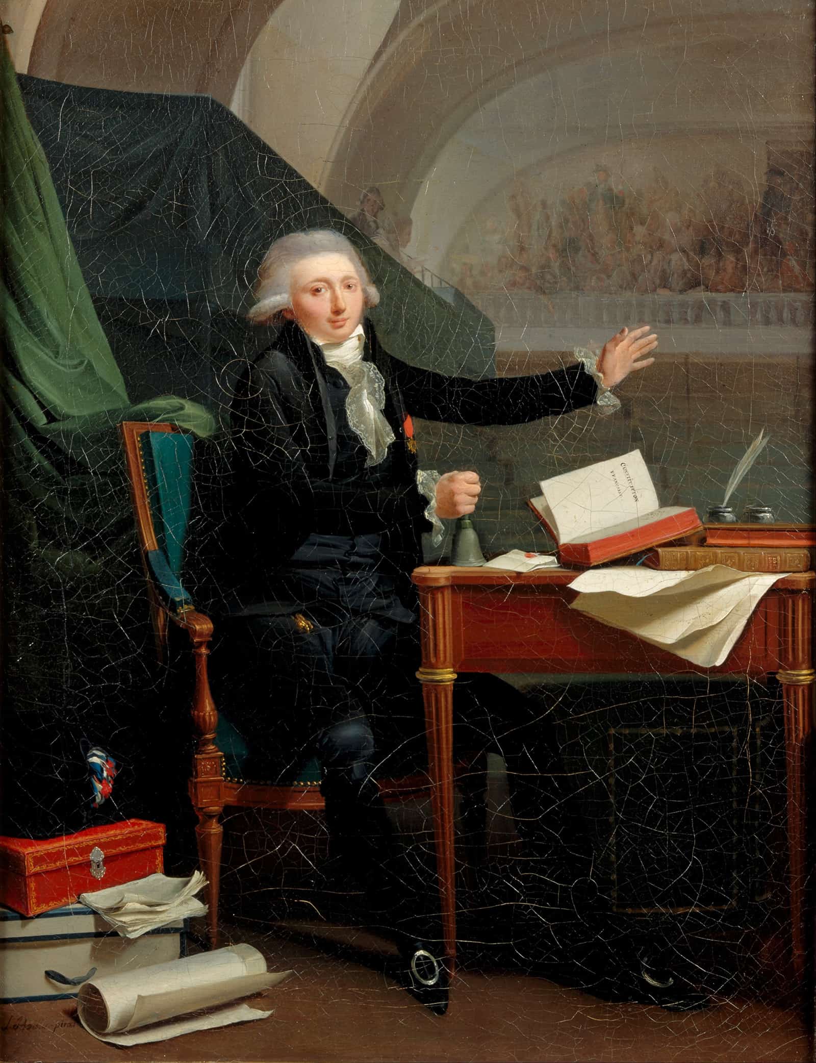 Portrait Of Jan Anthony Daverhoult by Louis Leopold Boilly