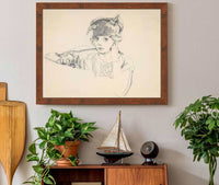 Portrait Of Jane Renouardt  by Edouard Vuillard