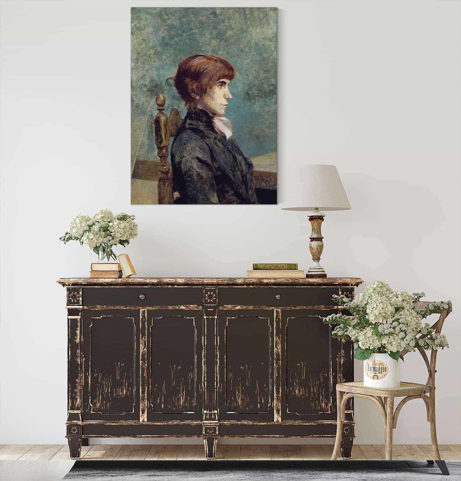 Portrait Of Jeanne Wenz by Henri De Toulouse Lautrec