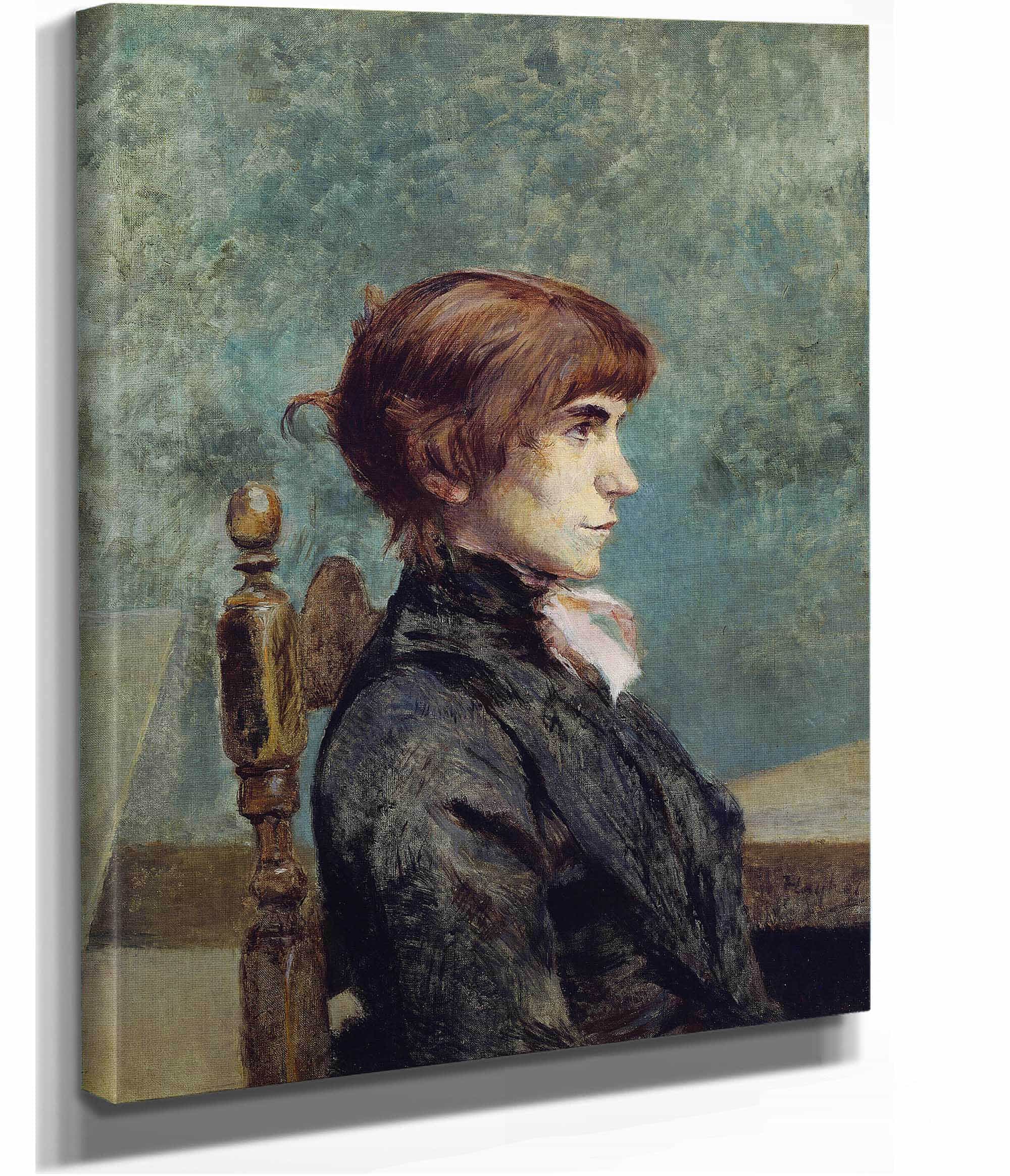 Portrait Of Jeanne Wenz by Henri De Toulouse Lautrec