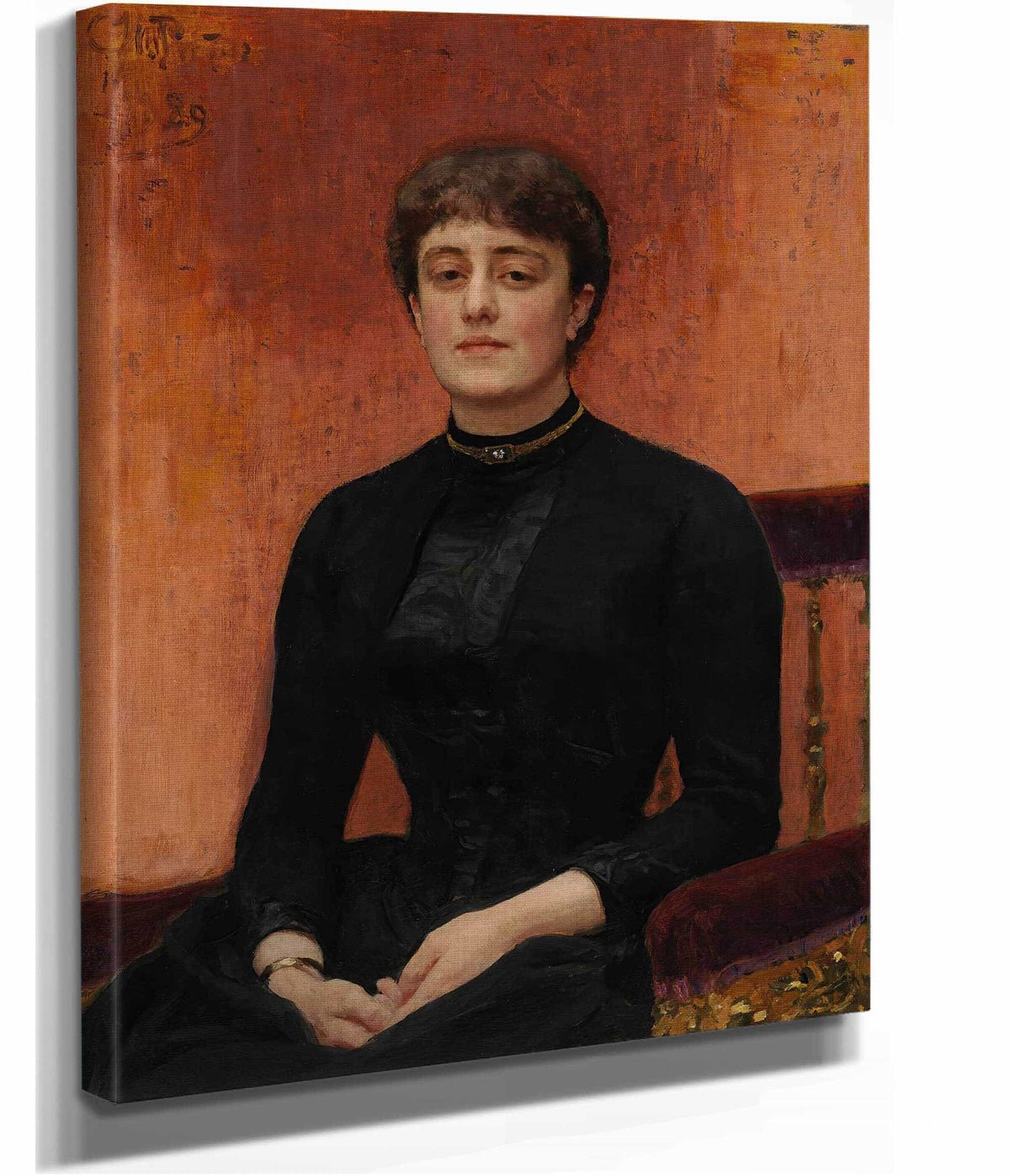 Portrait Of Jelizaveta Zvantseva by Ilya Efimovich Repin