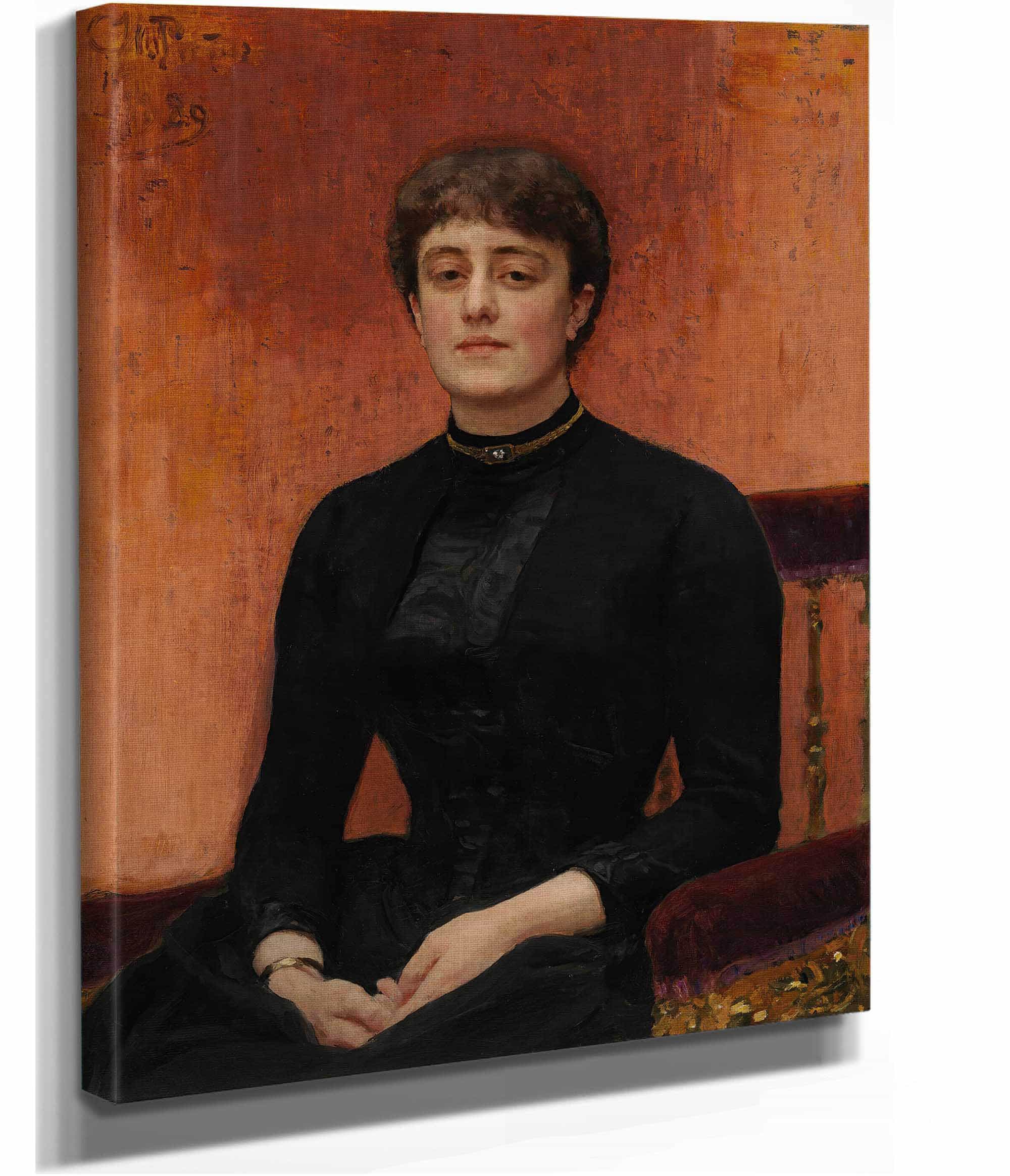 Portrait Of Jelizaveta Zvantseva by Ilya Efimovich Repin