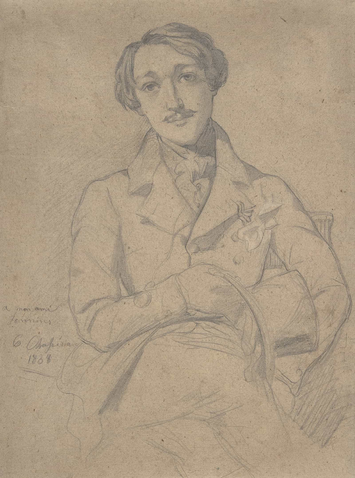 Portrait Of Jennins by Theodore Chasseriau