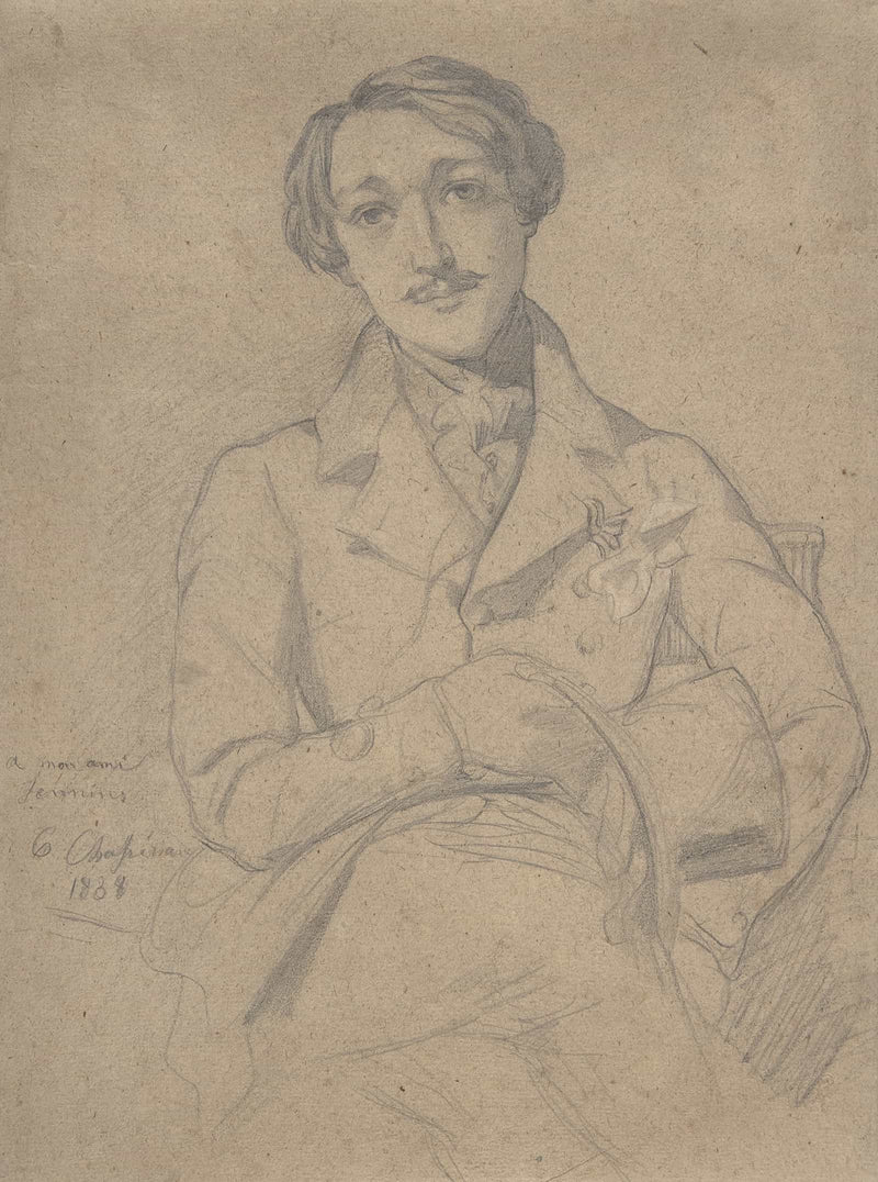 Portrait Of Jennins by Theodore Chasseriau