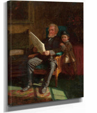 Portrait Of John C Chandler And Philip J Wilson by Eastman Johnson