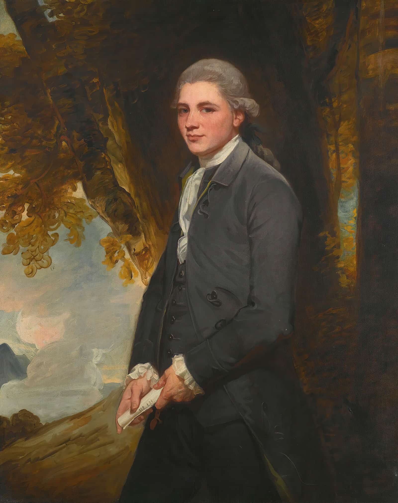 Portrait Of John Redhead by George Romney