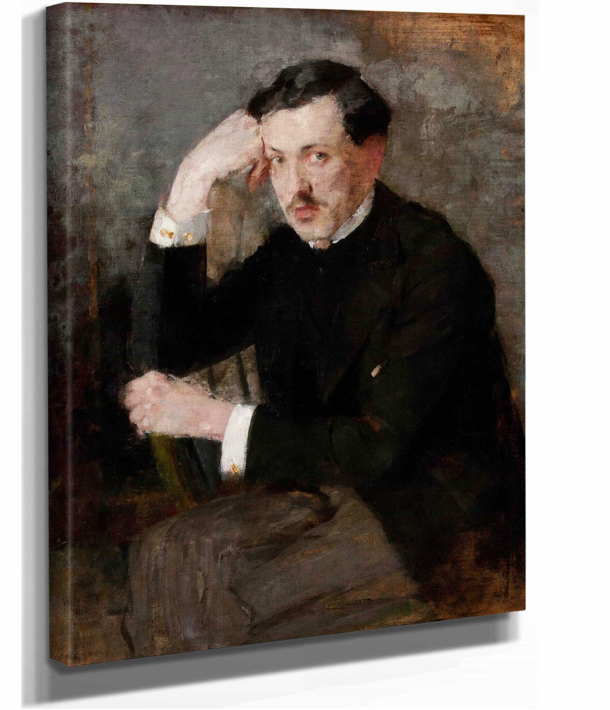 Portrait Of Jozef Czajkowski  by Olga Boznanska