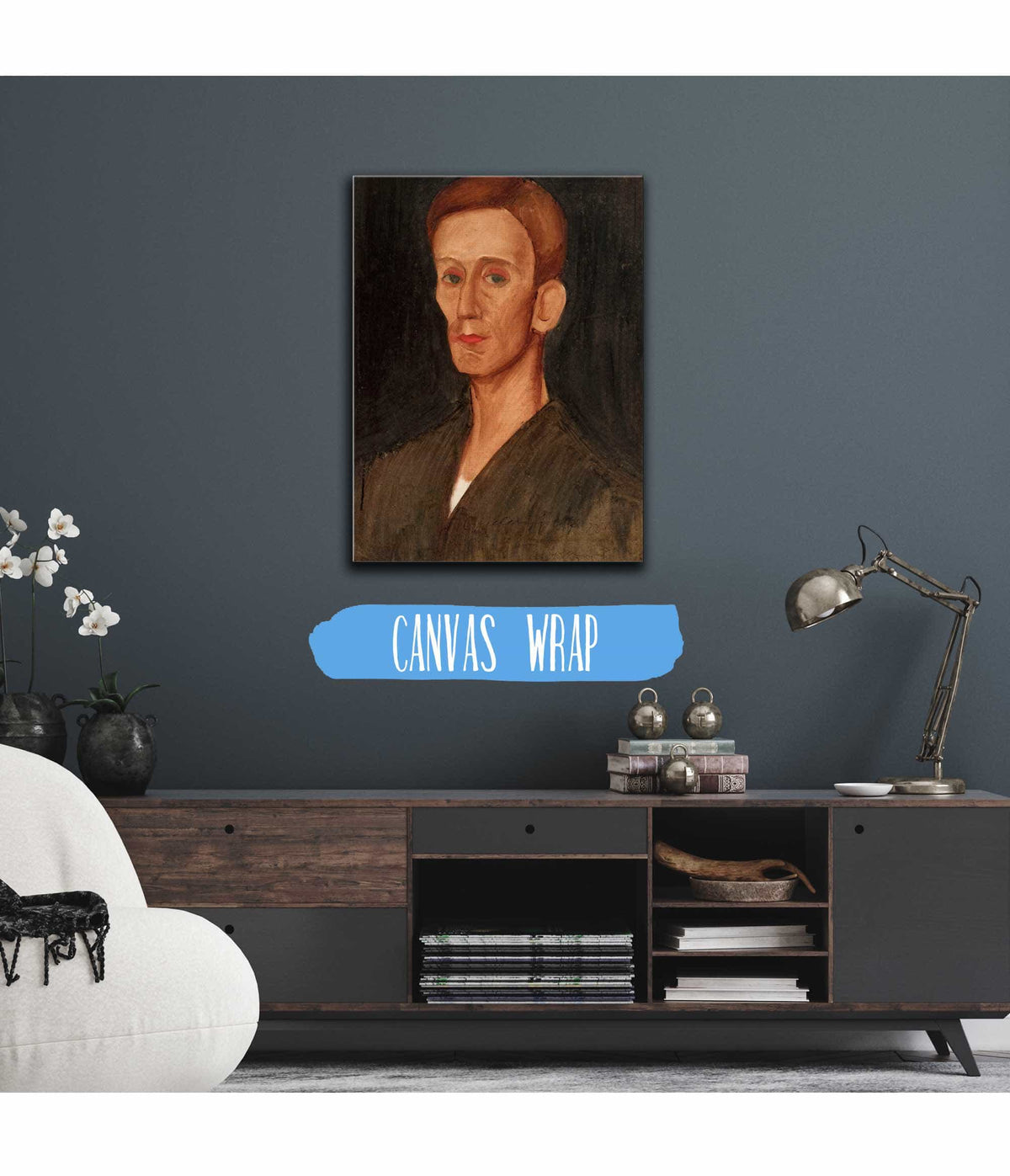 Portrait Of Jozef Czapski by Zygmunt Waliszewski