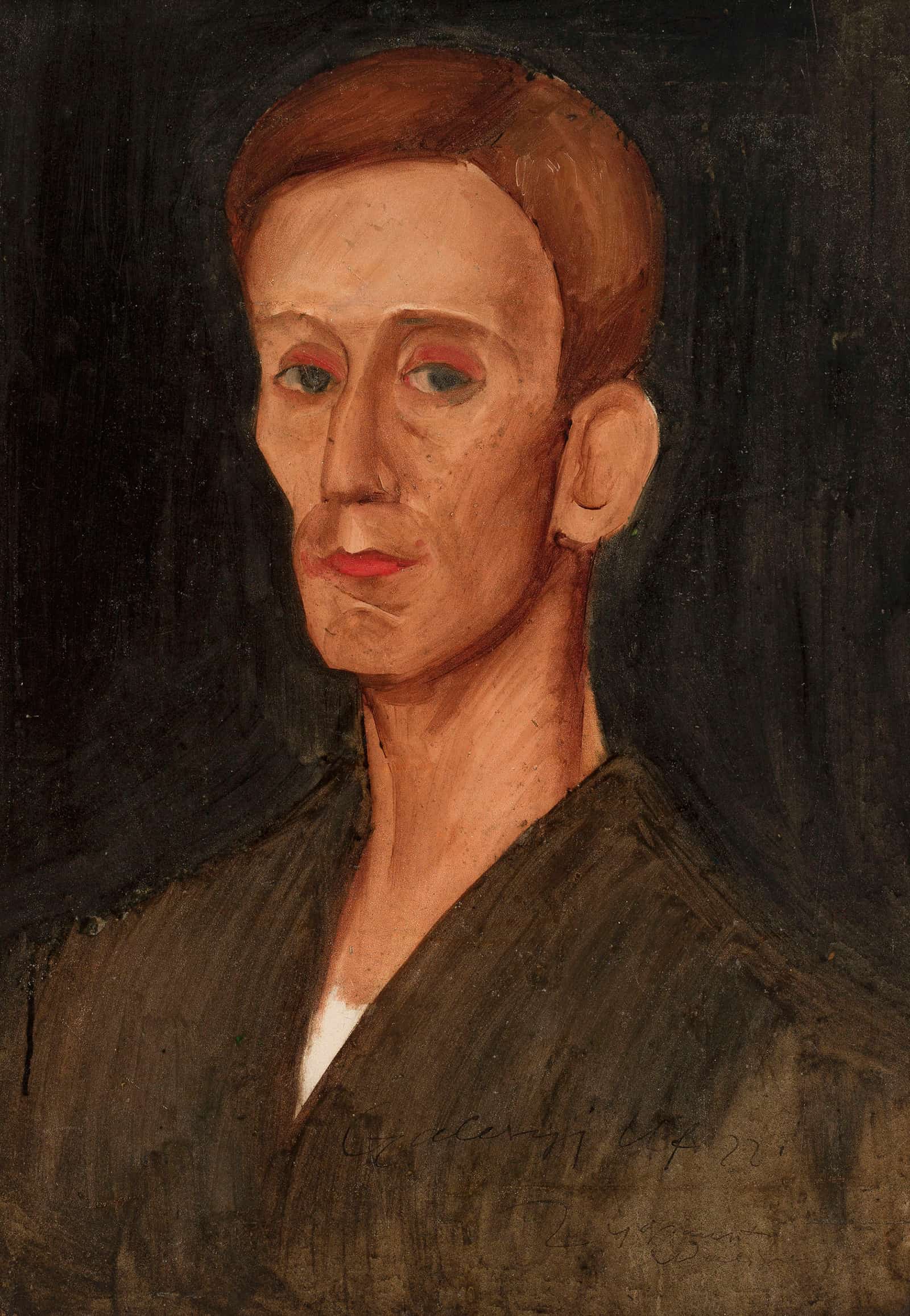 Portrait Of Jozef Czapski by Zygmunt Waliszewski