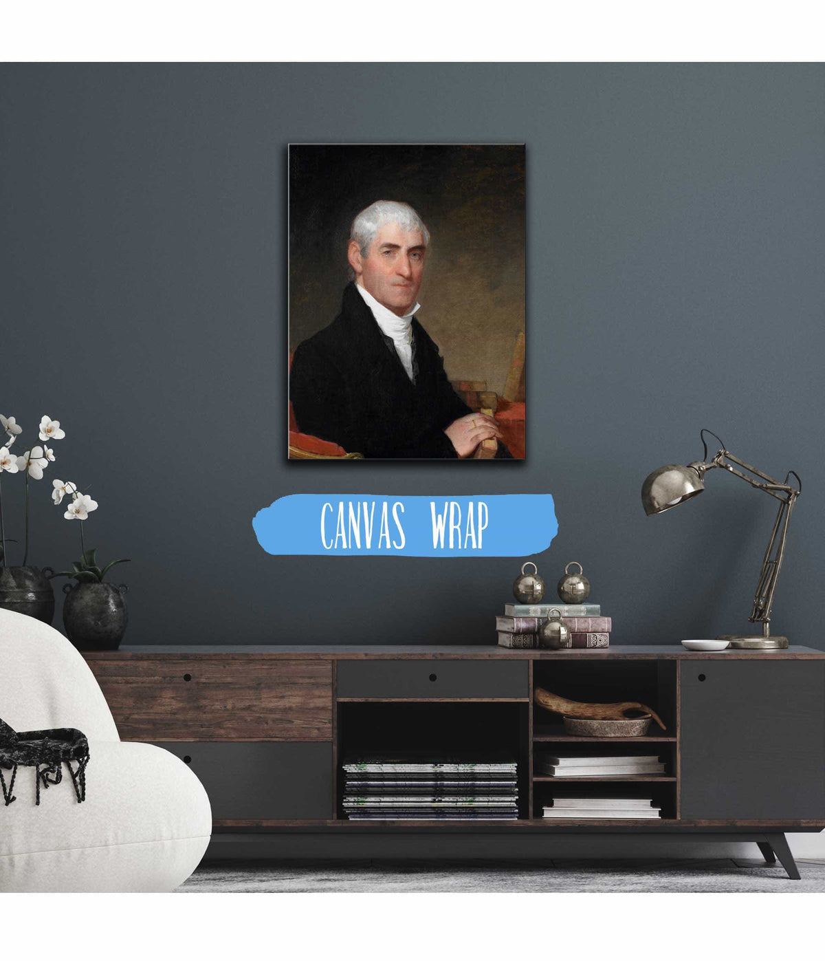 Portrait Of Judge Daniel Cony Of Maine by Gilbert Stuart