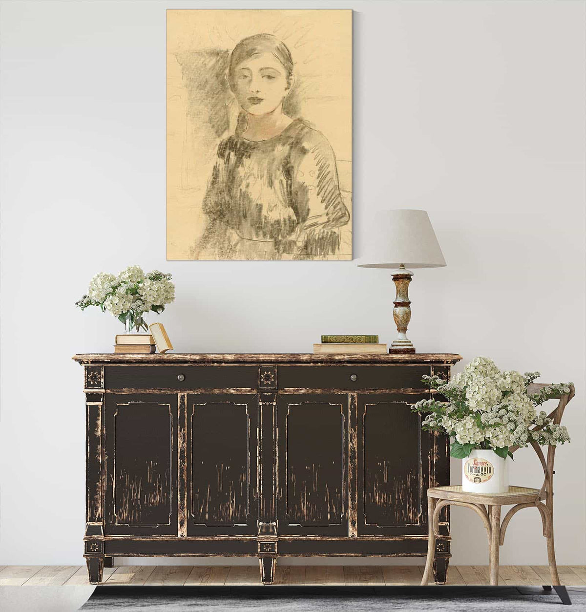 Portrait Of Julie Manet by Berthe Morisot