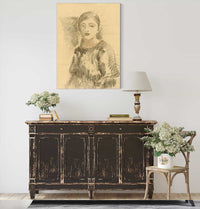 Portrait Of Julie Manet by Berthe Morisot