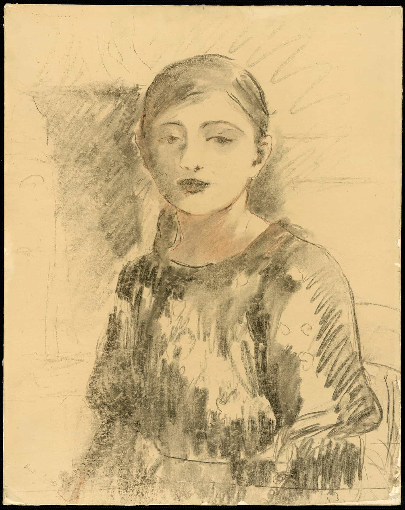 Portrait Of Julie Manet by Berthe Morisot