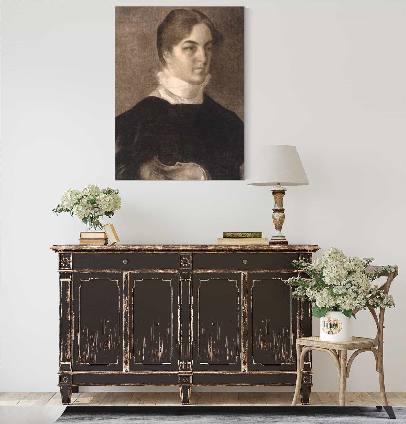 Portrait Of Karen Bramsen by Vilhelm Hammershoi