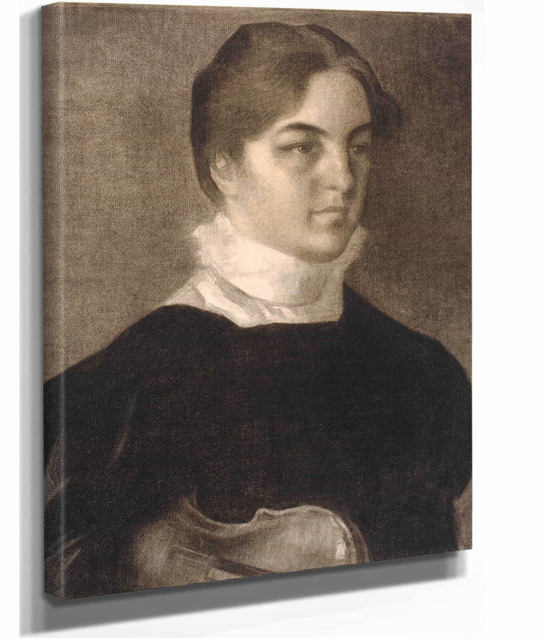 Portrait Of Karen Bramsen by Vilhelm Hammershoi