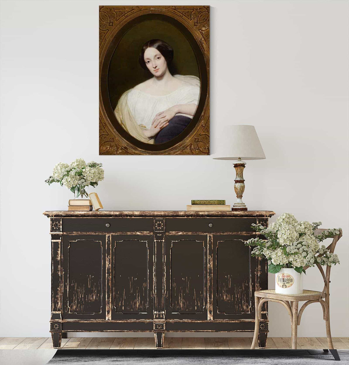 Portrait Of Katarzyna Potocka Nee Branicka   by Ary Scheffer