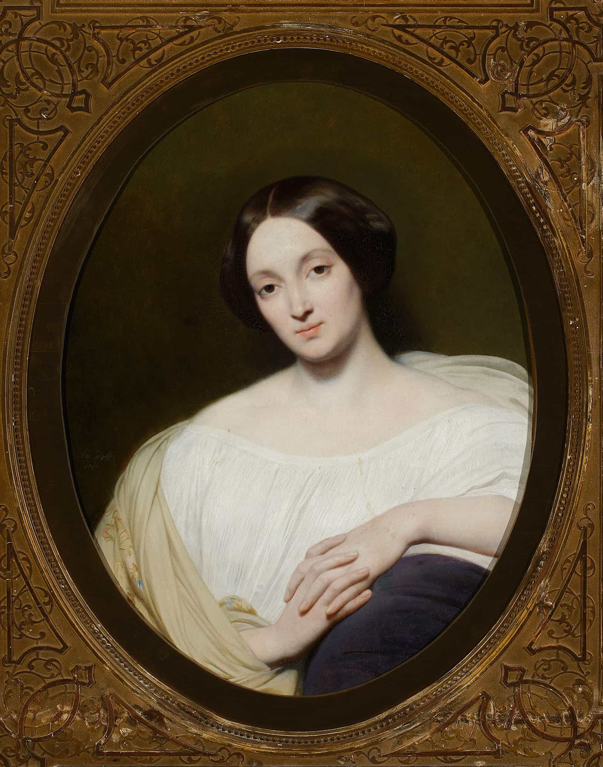 Portrait Of Katarzyna Potocka Nee Branicka   by Ary Scheffer