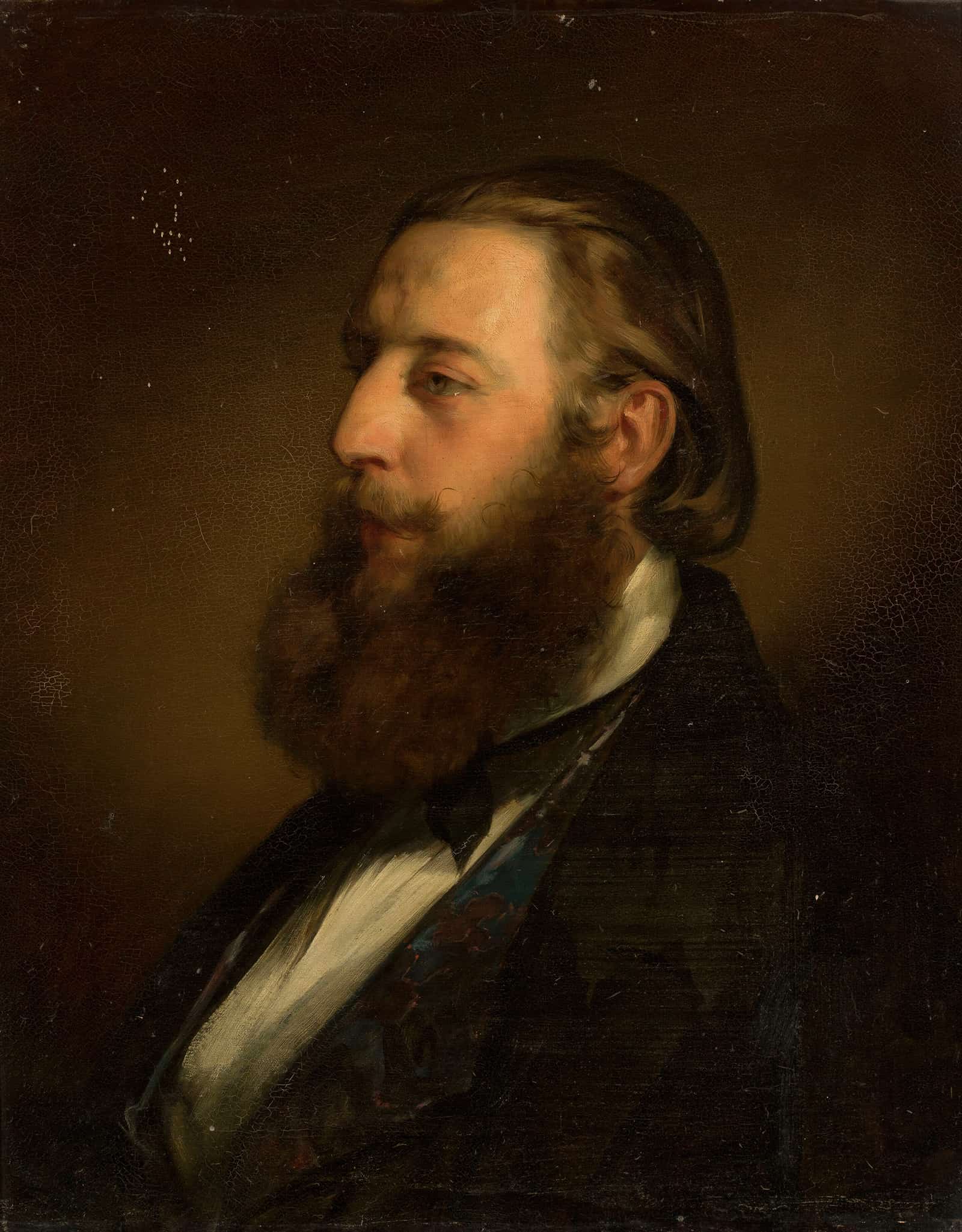 Portrait Of Konstanty Branicki   by Friedrich Von Amerling