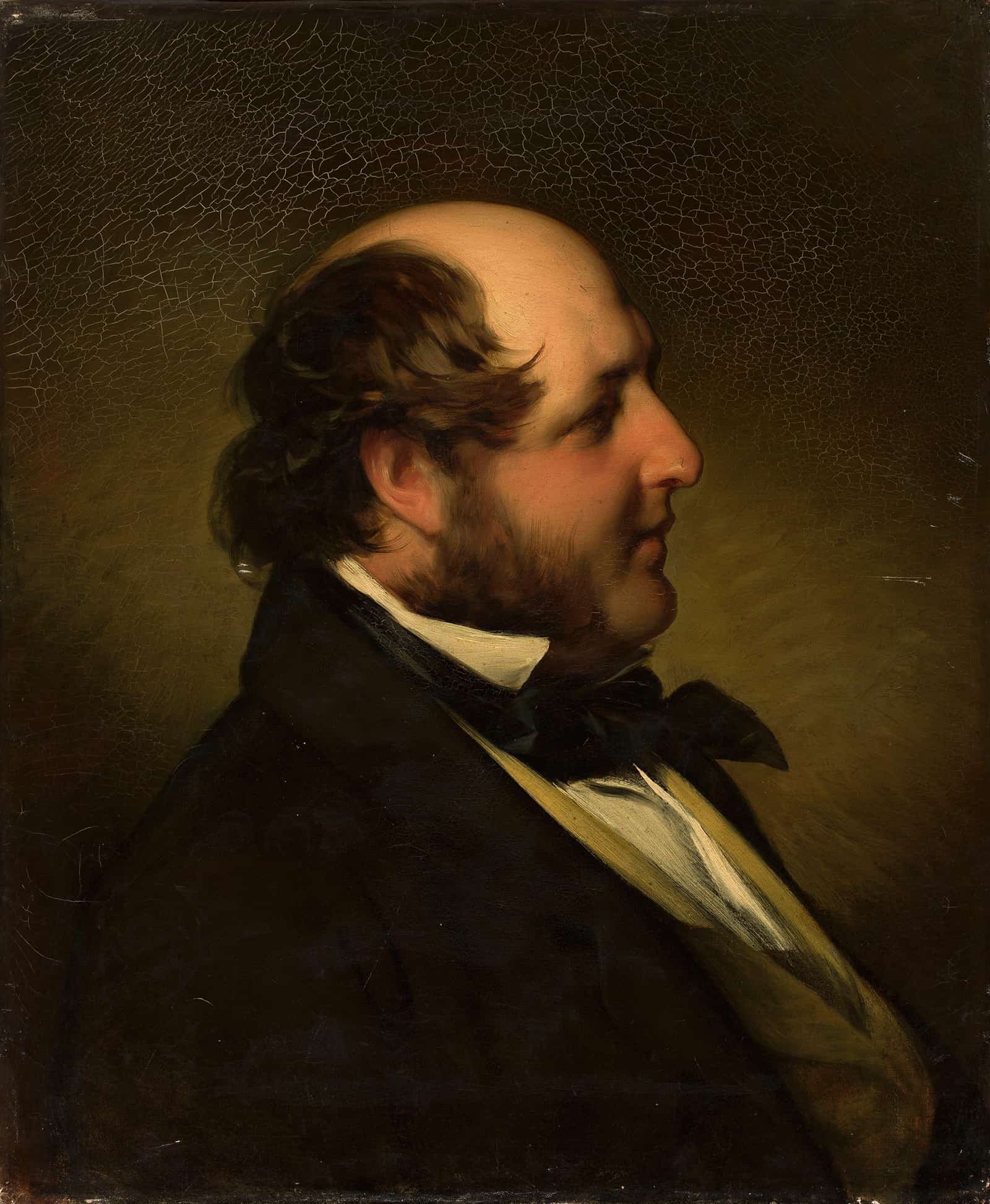 Portrait Of Konstanty Branicki   by Friedrich Von Amerling