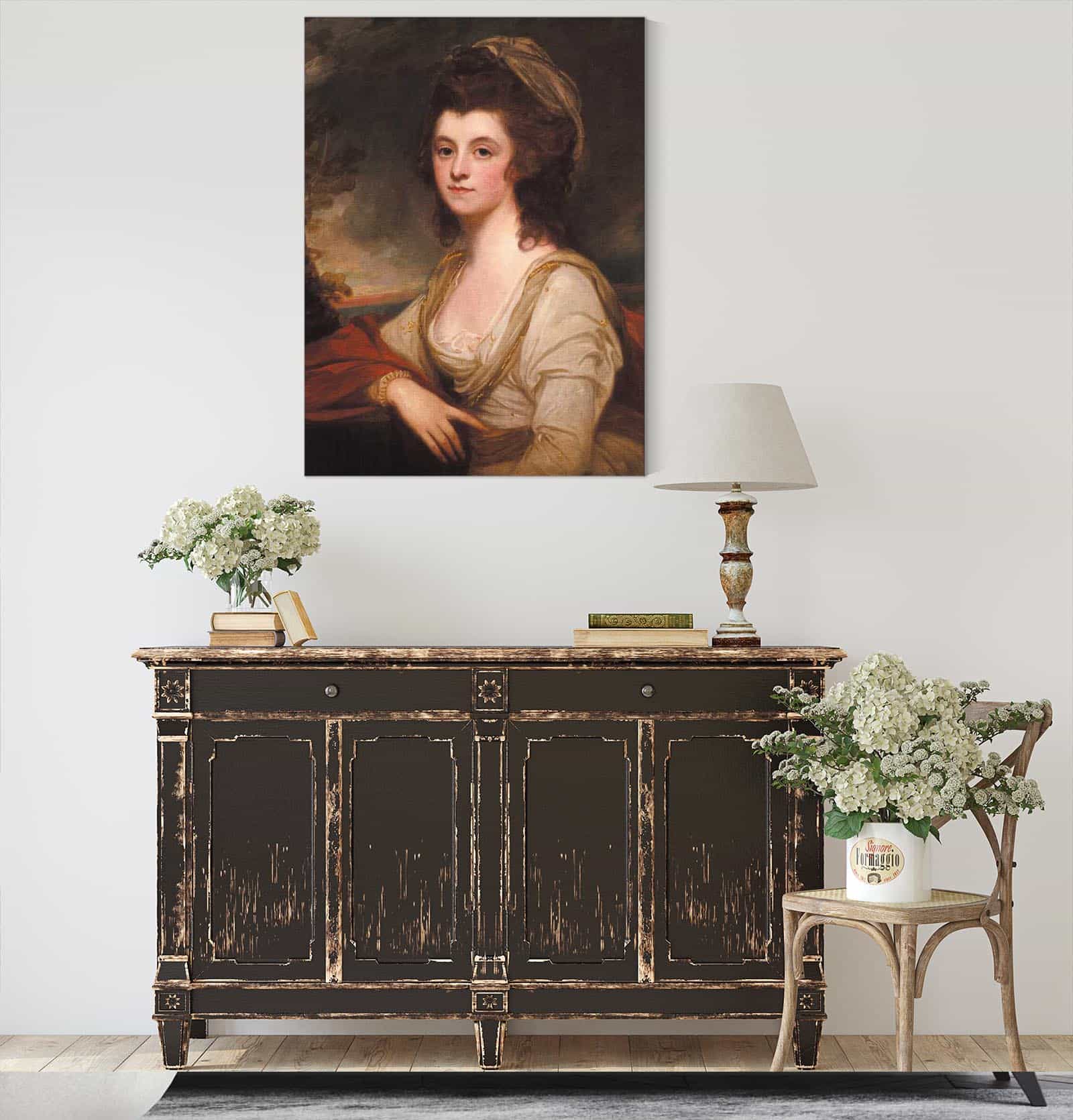 Portrait Of Lady Bentinck by George Romney